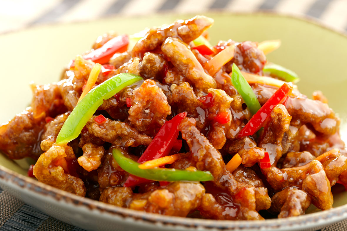 Crispy Shredded Beef in Chilli